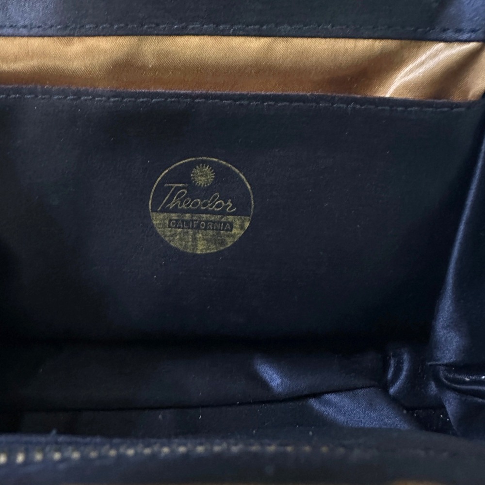 Vintage Theodor California Patent Leather Handbag Top Handle Purse 60s 70s USA - Picture 5 of 11